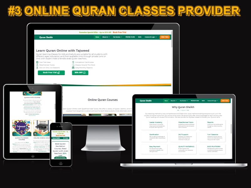 3. Quran Sheikh Academy - Top Ranked Online Quran Classes Providers