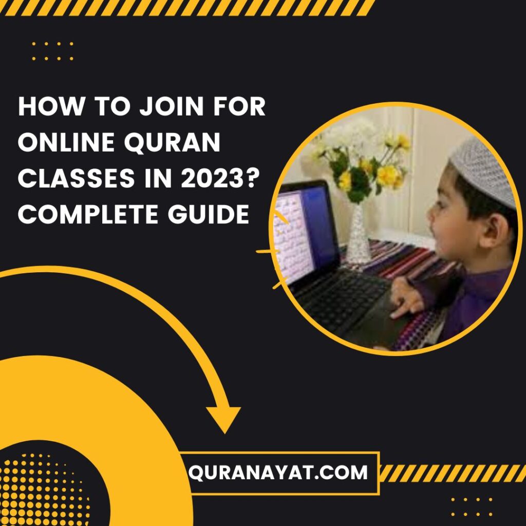 How to join for online Quran classes in 2023